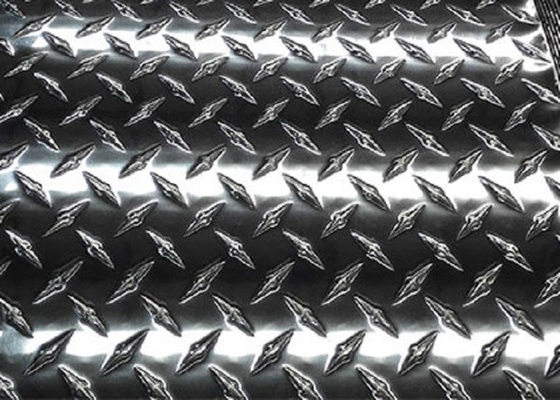 China Diamond Embossed Aluminum Sheet 1050 1060 3003 H14 modeló la hoja de aluminio proveedor