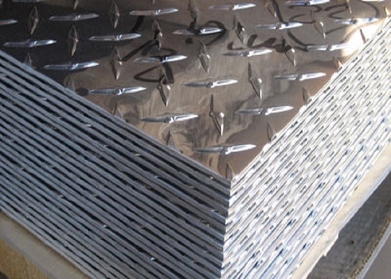 China 5052 5083 5754 hojas del inspector del aluminio/placa de aluminio de la pisada para la placa del Decking del remolque proveedor
