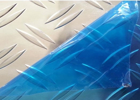 China Muela el final Diamond Metal Sheet 3003 la hoja de aluminio de la bobina 5052 6061 con la película del PVC PE proveedor